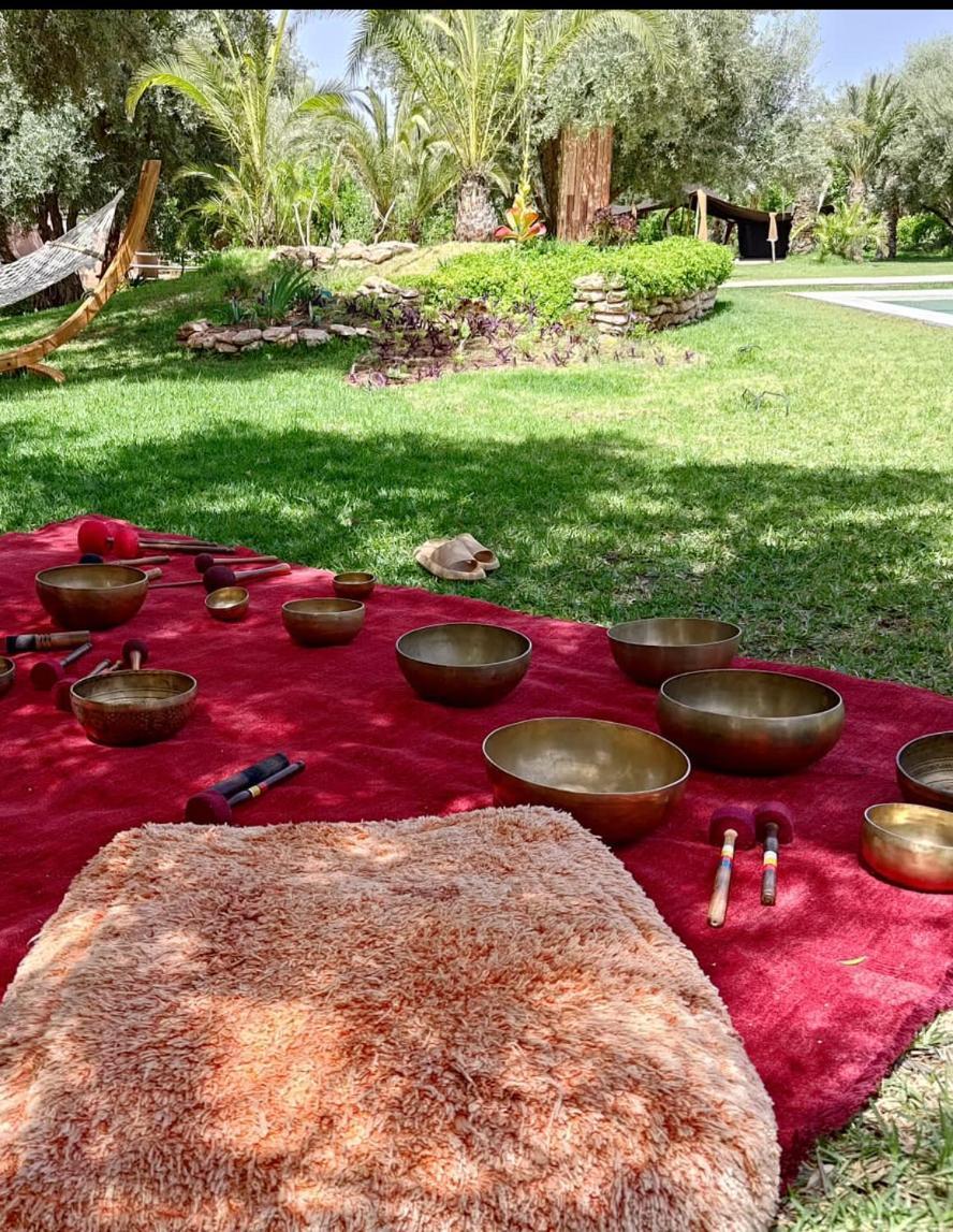 Jardin Sakina - Centre De Bien-Etre & Soins Holistiques - Chambre D'Hotes Bed and Breakfast Marrakesh Exterior foto